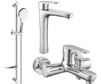 Vanová souprava Mexen Kama DF05, chrom - 72513DF05-00