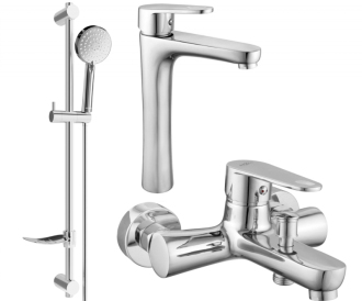 Vanová souprava Mexen Kama DF75, chrom - 72513DF75-00