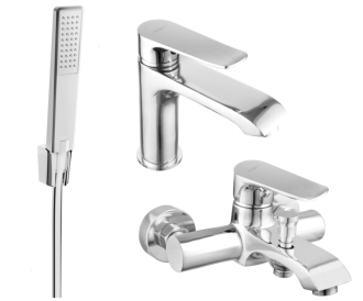 Vanová souprava Mexen Pecos R72, chrom - 72703R72-00