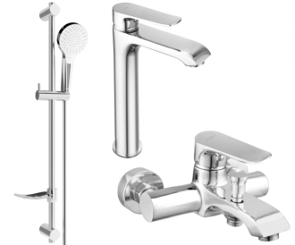 Mexen Pecos DF05 vanový set, chrom - 72713DF05-00