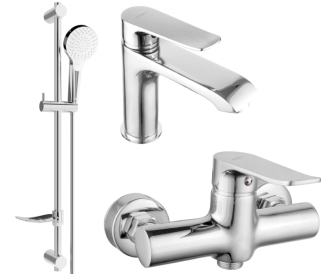 Mexen Pecos DF05 sprchový set, chrom - 72704DF05-00
