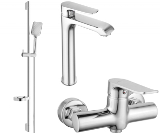 Sprchový set Mexen Pecos DS62, chrom - 72714DS62-00