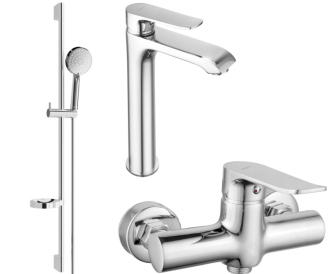 Sprchový set Mexen Pecos DS75, chrom - 72714DS75-00