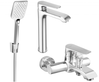 Vanová souprava Mexen Pecos R62, chrom - 72713R62-00