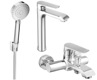 Vanová souprava Mexen Pecos R75, chrom - 72713R75-00