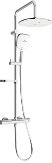 Mexen KX17 sprchový set termostatickou baterií, chrom/bílá - 771501791-02