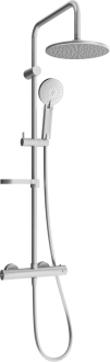 Mexen KX40 sprchový set termostatickou baterií, grafit - 771504091-66