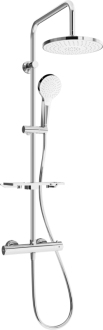 Mexen KT05 sprchový set termostatickou baterií, chrom/bílá - 771500593-00