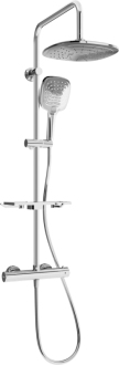 Mexen KT17 sprchový set termostatickou baterií, chrom - 771501793-00