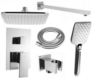 Mexen Uno DR62 sprchový set pod omítku, chrom - 71435DR62-00