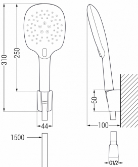 Mexen R-22 vanový set, černá - 785225052-70