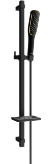 Mexen DQ49 Posuvný sprchový set, černý - 785494581-75