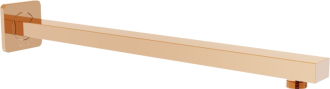 MEXEN Sprchové rameno 30x18 mm, 40 cm růžové zlato 79112-60