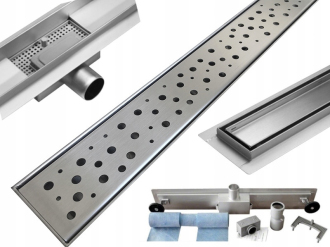Mexen Flat M12 odtokový žlab 100 cm chrom - 1021100-15