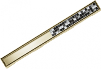 Mexen M13 60 cm - Rošt pro odtokový žlab FLAT / Flat 360, zlatý 1519060