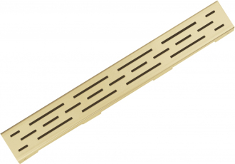 Mexen M01 50 cm - Rošt pro odtokový žlab FLAT / Flat 360, zlatý 1520050