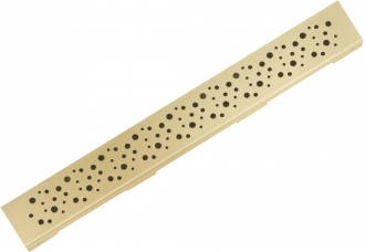 Mexen M12 70 cm - Rošt pro odtokový žlab FLAT / Flat 360, zlatý 1521070