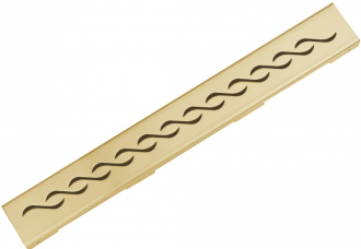 Mexen M18 100 cm - Rošt pro odtokový žlab FLAT / Flat 360, zlatý 1523100