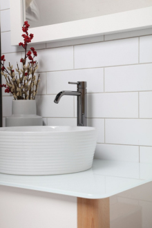 Paffoni LIGHT umyvadlová baterie vysoká černý nikl LIG081NKN