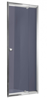 Deante ZOOM KDZ_411D Vestavěné sprchové dveře 78-90cm, grafitové sklo