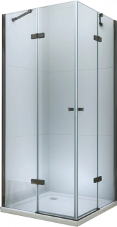 Mexen Lima Duo skládací sprchový kout 70x70 cm, transparent, černá 856-070-070-50-00-02