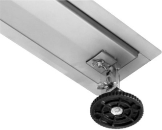 Mexen Flat 360° MGW otočný odtokový žlab 80 cm bílé sklo - 1027080-40