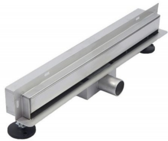 Mexen FLAT WALL 110 cm - 2v1 lineární žlab ke stěně, nerez 1030110