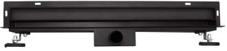 Mexen FLAT WALL 120 cm - 2v1 lineární žlab ke stěně, černá 1730120