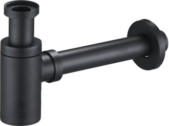 MEXEN Kulatý mosazný sifon Black 79950-70