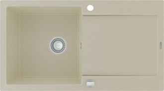 Mexen LEO Jednodřez s odkapem 900x500x190, granit béžová 6501901010-69