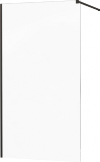 Mexen Kyoto sprchová stěna 50 x 200 cm, transparentní 8 mm, černá -800-050-101-70-000