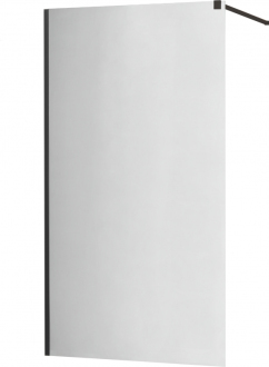 Mexen Kyoto sprchová stěna 70 x 200 cm, 8 mm zrcadlo, černá - 800-070-101-70-50