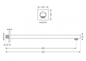 Mexen Uno Podomítková vanová-sprchová baterie baterie, černá 71435-70