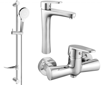 Sprchový set Mexen Kama DF05, chrom - 72514DF05-00
