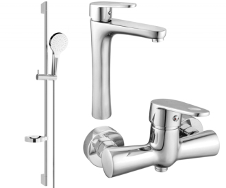 Sprchový set Mexen Kama DS05, chrom - 72514DS05-00