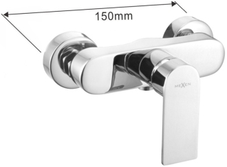 Sprchový set Mexen Royo DF05, chrom - 72204DF05-00