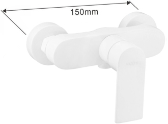 Mexen Royo DQ62 sprchový set, bílá - 72214DQ-62-20
