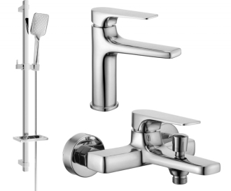 Vanová souprava Mexen Lynx DQ40, chrom - 745903DQ40-00