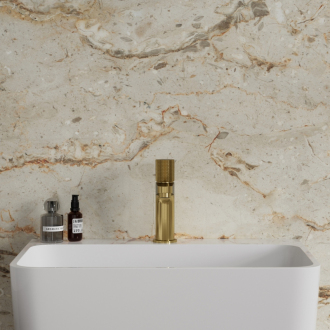 Omnires CONTOUR CT8010GLB Umyvadlová baterie, zlatá