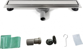 Mexen Flat 360° M15 otočný odtokový žlab 60 cm chrom - 1024060-40