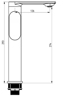 Vanová souprava Mexen Milo DF40, chrom - 713153DF40-00