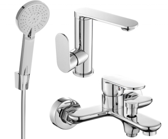 Vanová souprava Mexen Milo R40, chrom - 713053R40-00