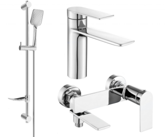 Vanový set Mexen Zero DF62, chrom - 71103DF62-00