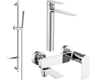 Vanový set Mexen Zero DF70, chrom - 7113DF70-00
