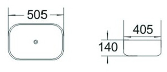 Mexen ROSA Umyvadlo na desku, tmavě zelená mat 21095047