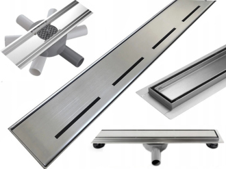 Mexen Flat 360° M03 otočný odtokový žlab 70 cm chrom - 1022070-40