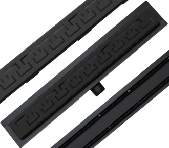 Mexen Flat M15 odtokový žlab 100 cm černý - 1724100-15