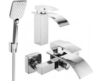 Vanová souprava Mexen Aries R62, chrom - 744803R62-00
