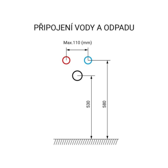 Opto, koupelnová skříňka 805x580x458 mm, spodní, dub Riviera, 2 zásuvky CN921S