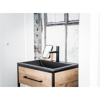 Laveo ALBANO VGA1710T Granitové umyvadlo, černá